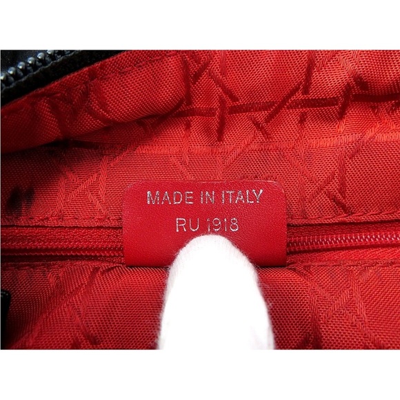 Dior Black Quilted Tote with Silver Accents - Picture 14 of 14